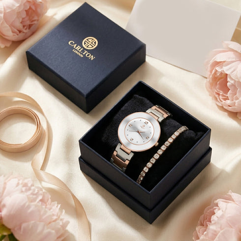 Gift Set Women - Juliette Watch & Tennis Bracelet -CLPLG141