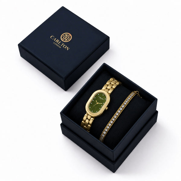 Gift Set Women - Cecil Gold & Tennis Bracelet -CLPLG132