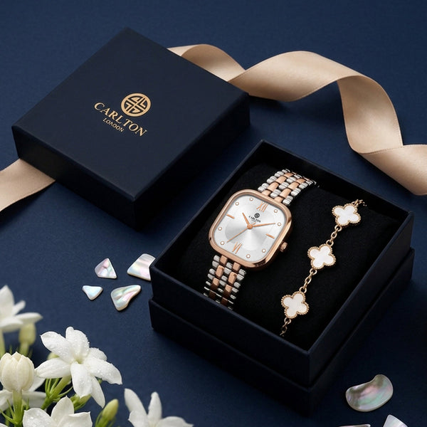 Gift Set Women - Chelsea & White Leaf Bracelet -CLPLG135
