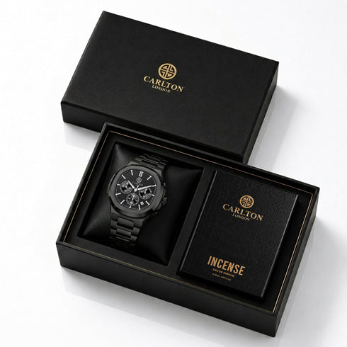 Gift Set Men - Parker Watch & Incense Perfumre 50 ML -CLPLG144