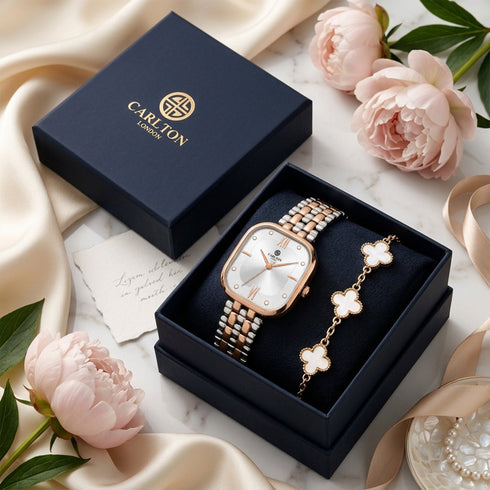 Gift Set Women - Chelsea & White Leaf Bracelet -CLPLG135