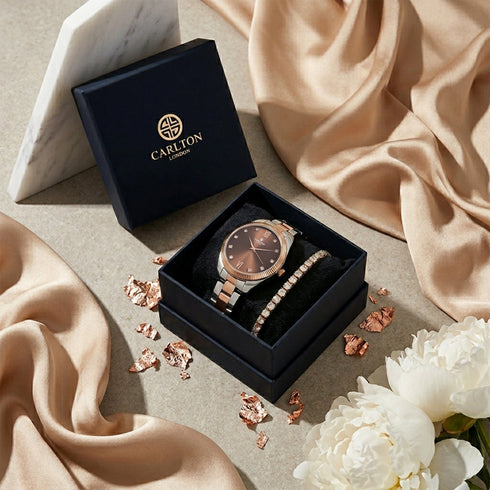Gift Set Women - Harper Watch & Tennis Bracelet -CLPLG140