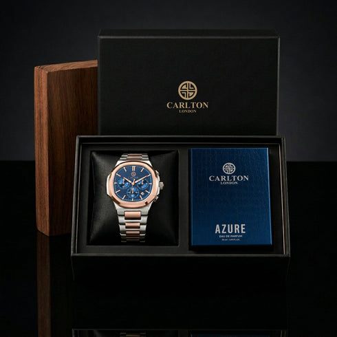 Gift Set Men - Parker Watch & Azure Perfume 50ML -CLPLG143