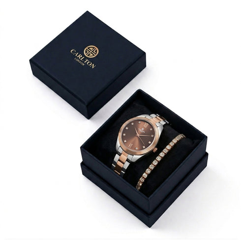 Gift Set Women - Harper Watch & Tennis Bracelet -CLPLG140
