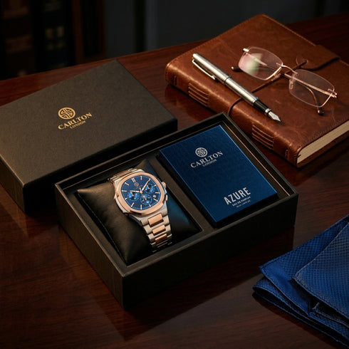 Gift Set Men - Parker Watch & Azure Perfume 50ML -CLPLG143