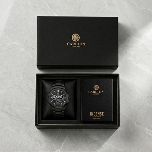 Gift Set Men - Parker Watch & Incense Perfumre 50 ML -CLPLG144