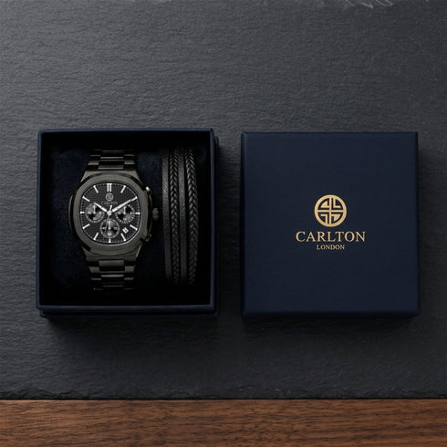 Gift Set Men - Parker & Leather Multi Strap -CLPLG142