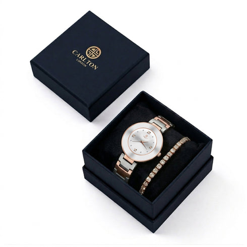 Gift Set Women - Juliette Watch & Tennis Bracelet -CLPLG141