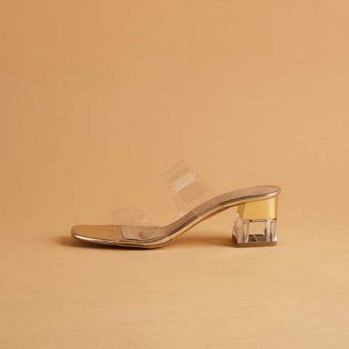 Crystalline Transparent Heels