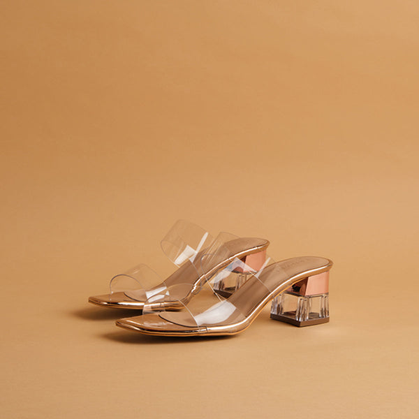 Crystalline Transparent Heels