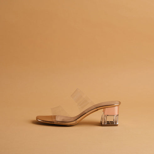 Crystalline Transparent Heels