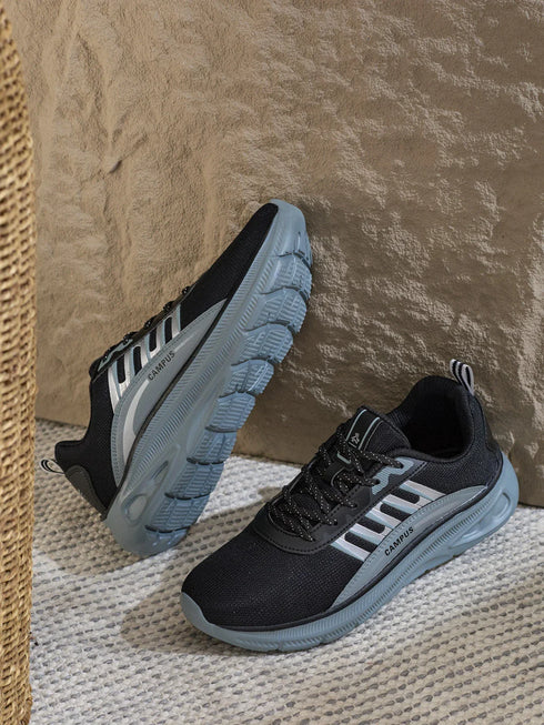 DASHO Black Men's Running Shoes