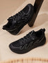 DATRO Black Men's Running Shoes