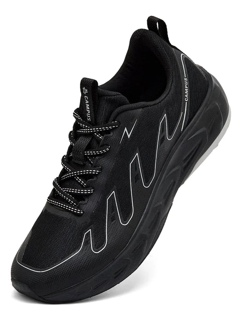 DATRO Black Men's Running Shoes