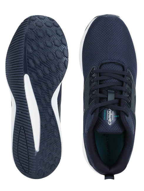 DAVIS Navy Men's Running Shoes