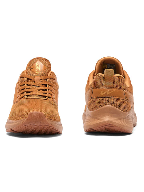 DAVIS Yellow Men's Running Shoes
