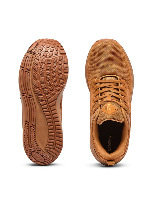 DAVIS Yellow Men's Running Shoes