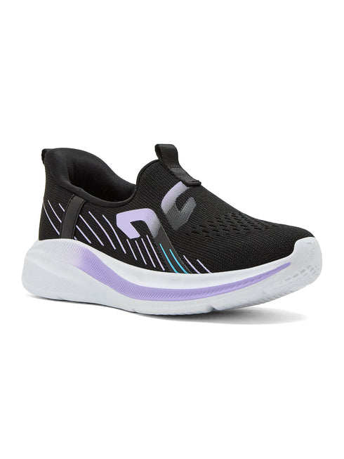 DAVO Black Women's Walking Shoes