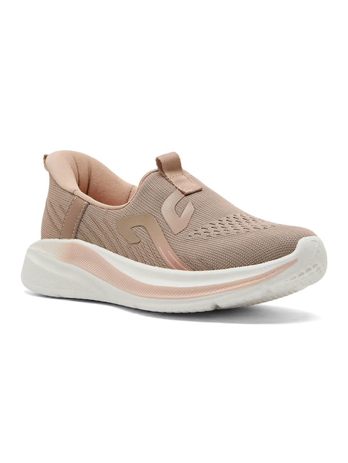 DAVO Beige Women's Walking Shoes