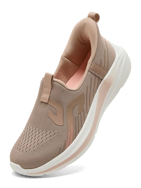 DAVO Beige Women's Walking Shoes