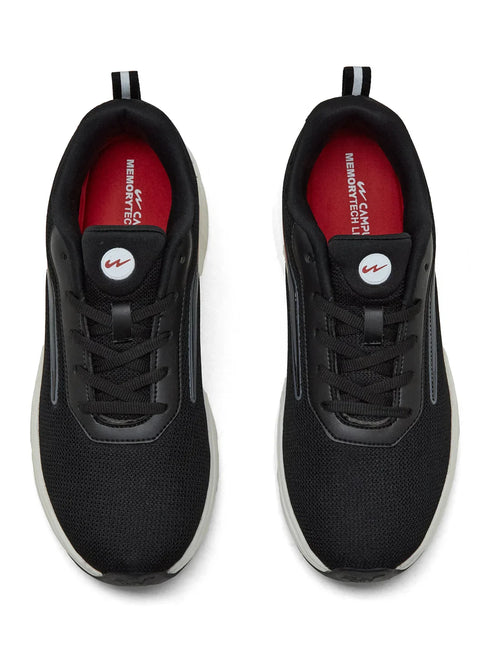 DAXTON Black Men's Running Shoes