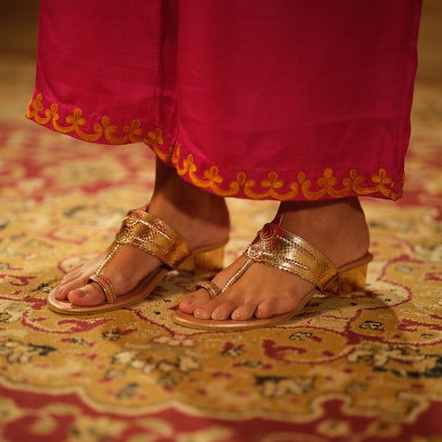 Toran Kolhapuri Heels
