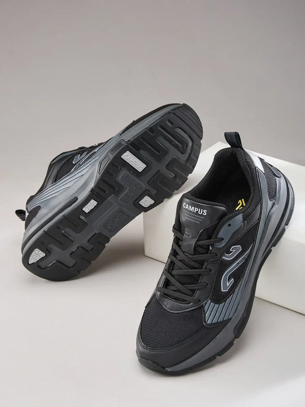 DENRO Black Men's Sneakers