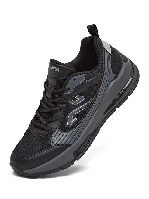 DENRO Black Men's Sneakers