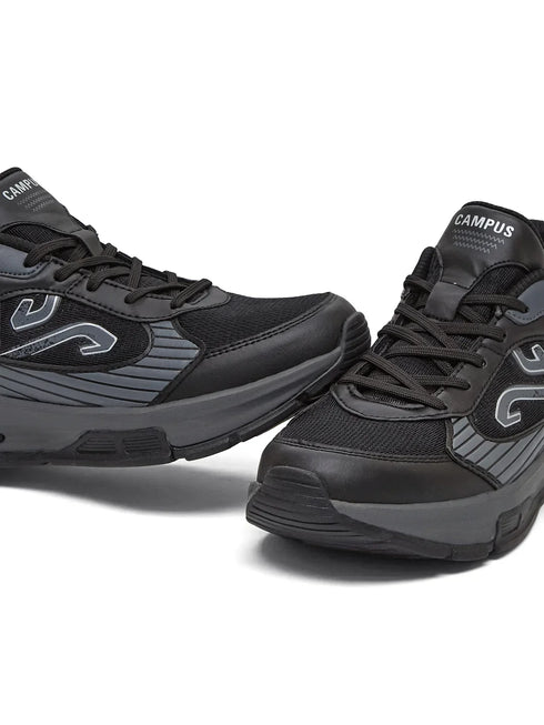 DENRO Black Men's Sneakers