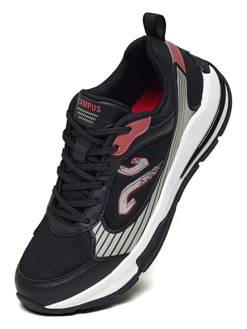 DENRO Black Men's Sneakers