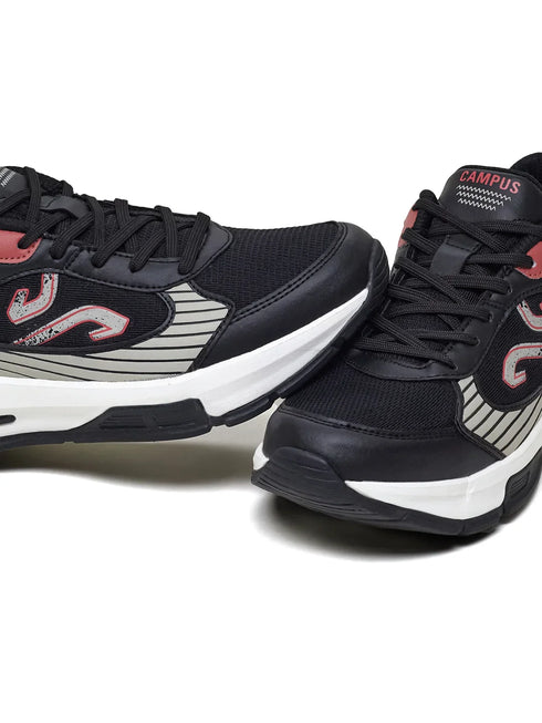 DENRO Black Men's Sneakers