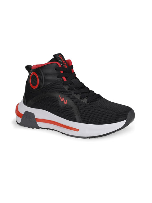 DOMS Black Men's Sneakers