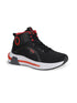 DOMS Black Men's Sneakers