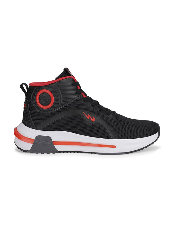 DOMS Black Men's Sneakers