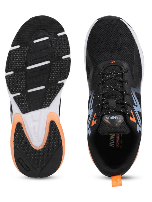 DOSE Black Men's Running Shoes