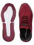DRAGON Burgundy Men's Running Shoes