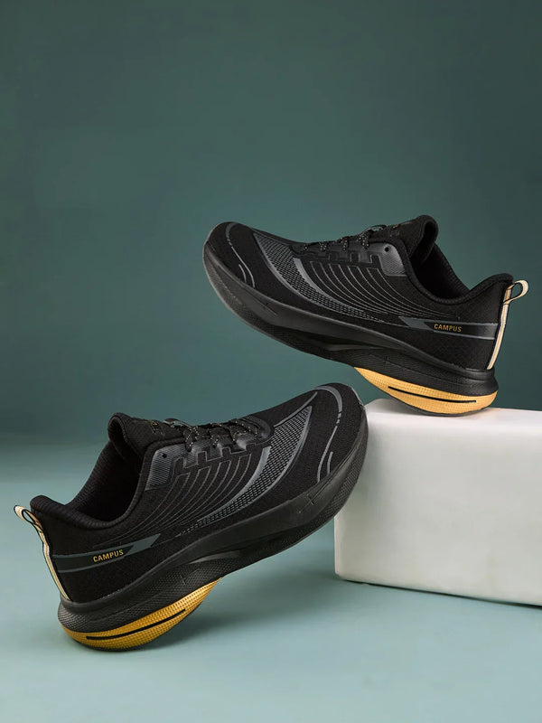 DRIVO Black Men's Running Shoes