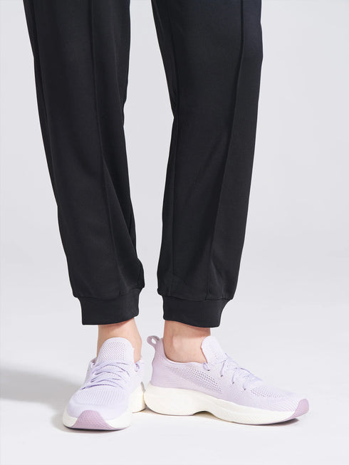 Women's Black Regular Fit Track Pants