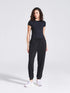 Women's Black Regular Fit Track Pants