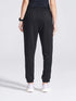 Women's Black Regular Fit Track Pants