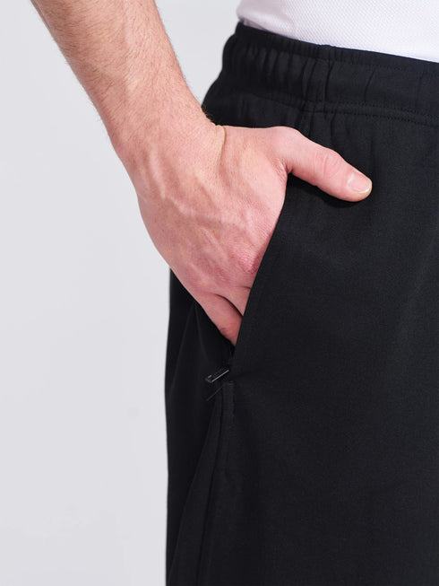 Men's Black Regular Fit Track Pants