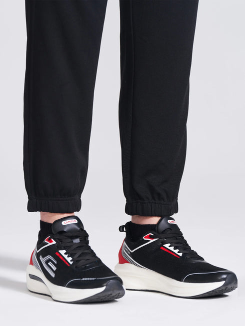 Men's Black Regular Fit Track Pants