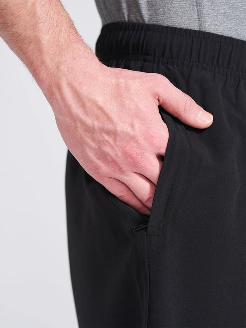 Men's Black Regular Fit Shorts