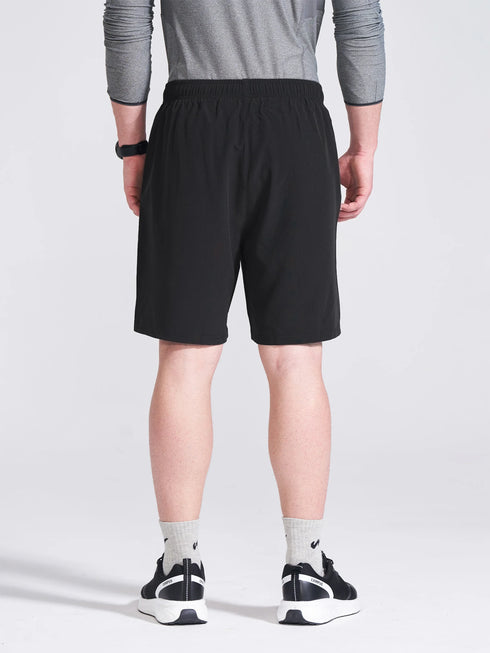 Men's Black Regular Fit Shorts