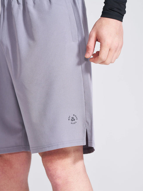 Men's Grey Regular Fit Shorts