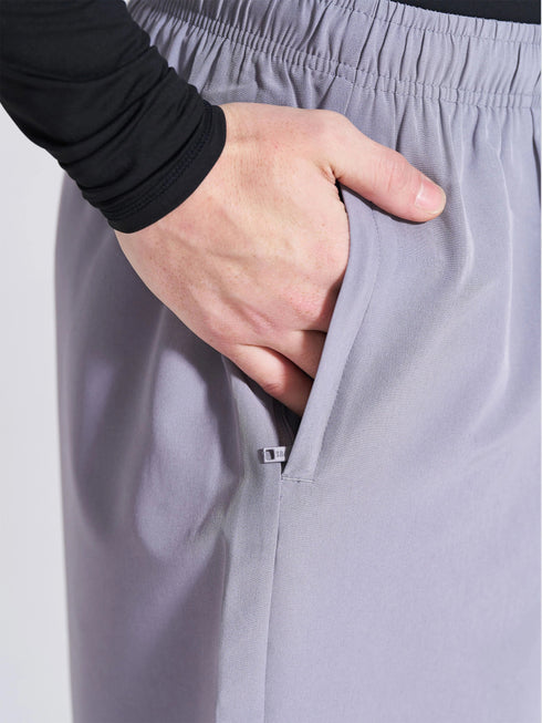 Men's Grey Regular Fit Shorts