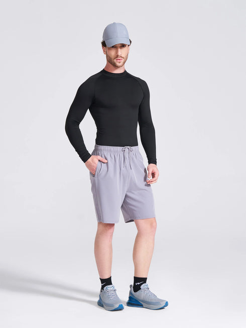 Men's Grey Regular Fit Shorts