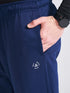 Men's Navy Regular Fit Track Pants