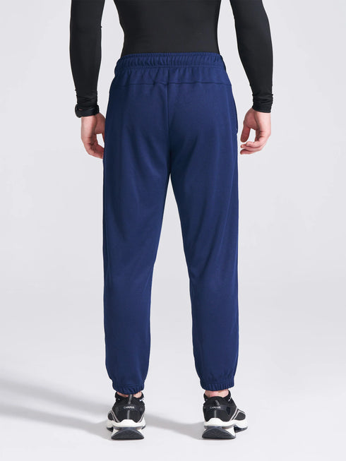 Men's Navy Regular Fit Track Pants