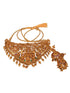 Gold Plated ADStudded Kempo Temple Radha Krishna Jewellery Set